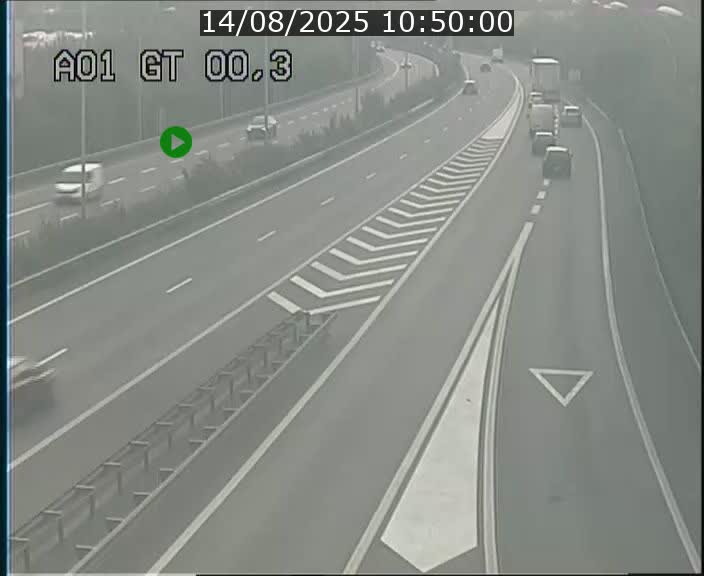 Traffic live webcam Luxembourg Croix de Gasperich - A1 direction Kirchberg - BK 0.3