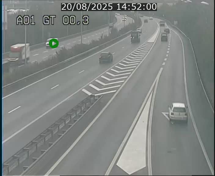Traffic live webcam Luxembourg Croix de Gasperich - A1 direction Kirchberg - BK 0.3