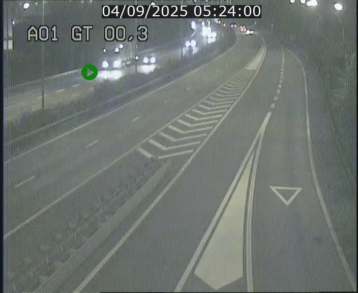 Traffic live webcam Luxembourg Croix de Gasperich - A1 direction Kirchberg - BK 0.3