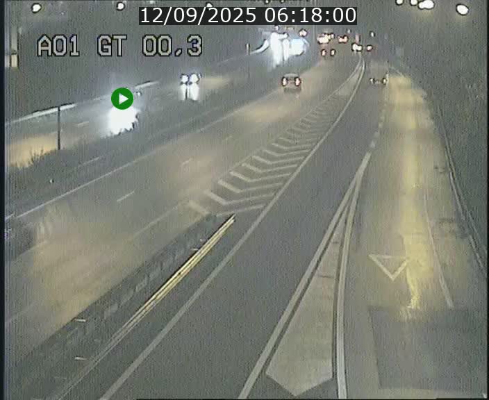 Traffic live webcam Luxembourg Croix de Gasperich - A1 direction Kirchberg - BK 0.3