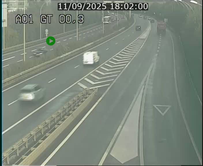 Traffic live webcam Luxembourg Croix de Gasperich - A1 direction Kirchberg - BK 0.3