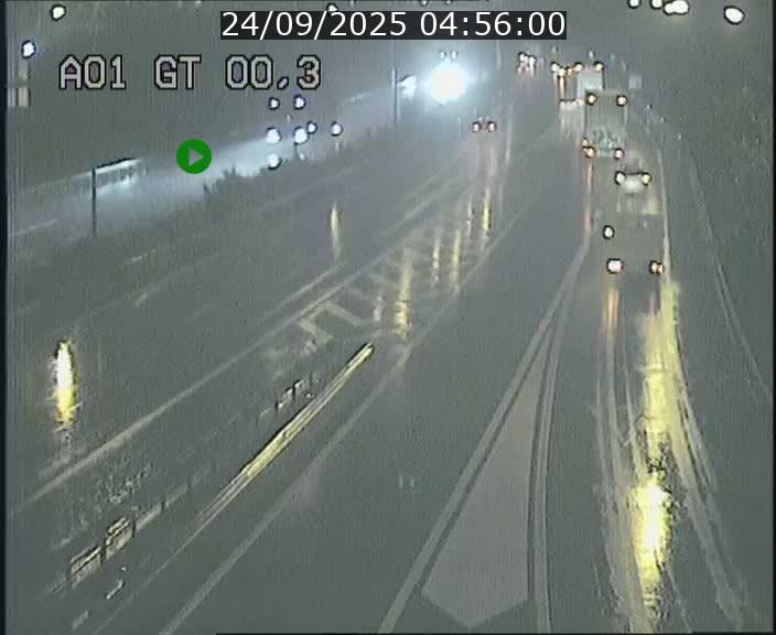 Traffic live webcam Luxembourg Croix de Gasperich - A1 direction Kirchberg - BK 0.3