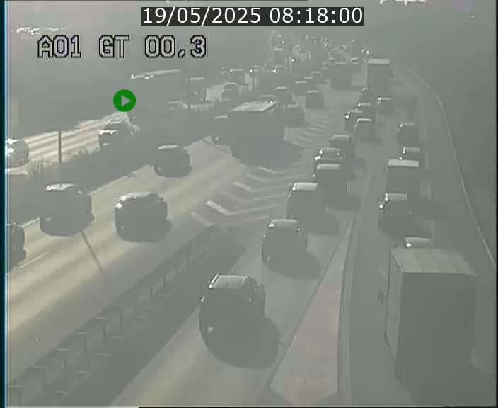 <h2>Traffic live webcam Luxembourg Croix de Gasperich - A1 direction Kirchberg - BK 0.3</h2>