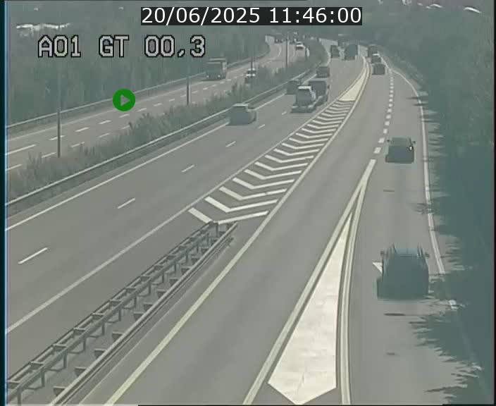 <h2>Traffic live webcam Luxembourg Croix de Gasperich - A1 direction Kirchberg - BK 0.3</h2>