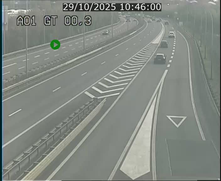 Traffic live webcam Luxembourg Croix de Gasperich - A1 direction Kirchberg - BK 0.3