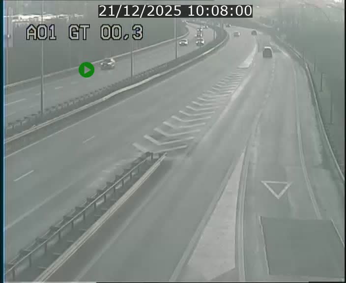 Traffic live webcam Luxembourg Croix de Gasperich - A1 direction Kirchberg - BK 0.3