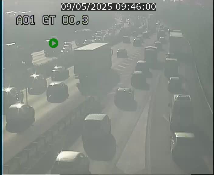 Traffic live webcam Luxembourg Croix de Gasperich - A1 direction Kirchberg - BK 0.3