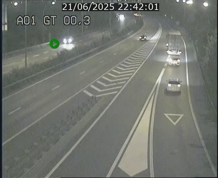 <h2>Traffic live webcam Luxembourg Croix de Gasperich - A1 direction Kirchberg - BK 0.3</h2>