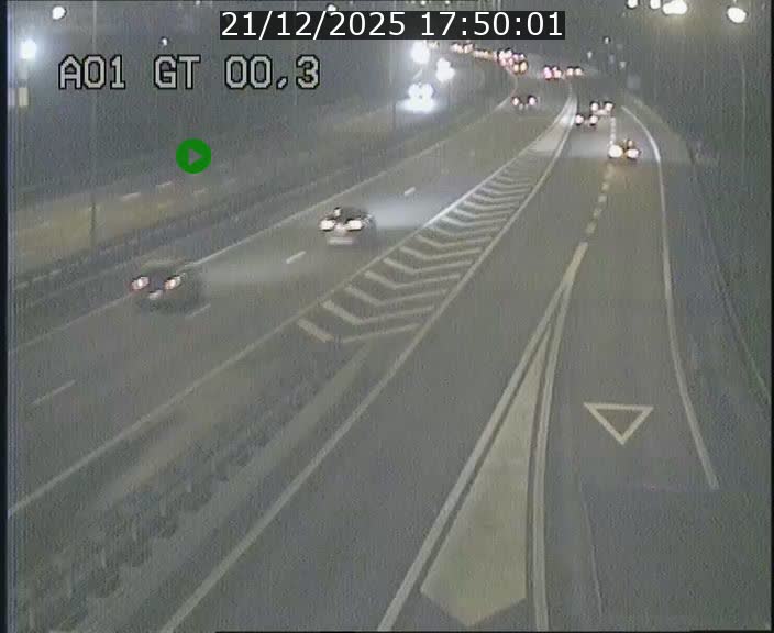 Traffic live webcam Luxembourg Croix de Gasperich - A1 direction Kirchberg - BK 0.3