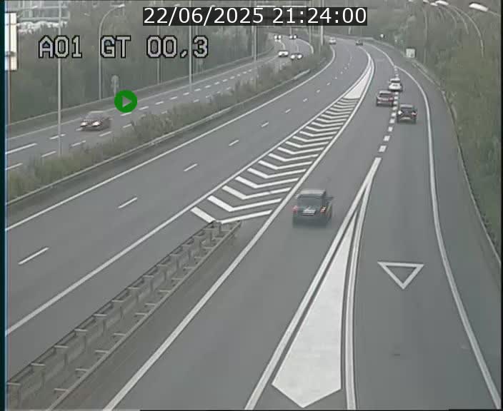 <h2>Traffic live webcam Luxembourg Croix de Gasperich - A1 direction Kirchberg - BK 0.3</h2>