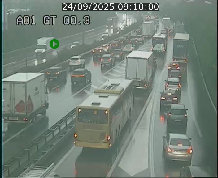 <h2>Traffic live webcam Luxembourg Croix de Gasperich - A1 direction Kirchberg - BK 0.3</h2>