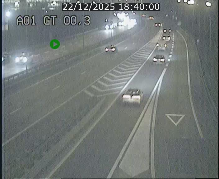 <h2>Traffic live webcam Luxembourg Croix de Gasperich - A1 direction Kirchberg - BK 0.3</h2>