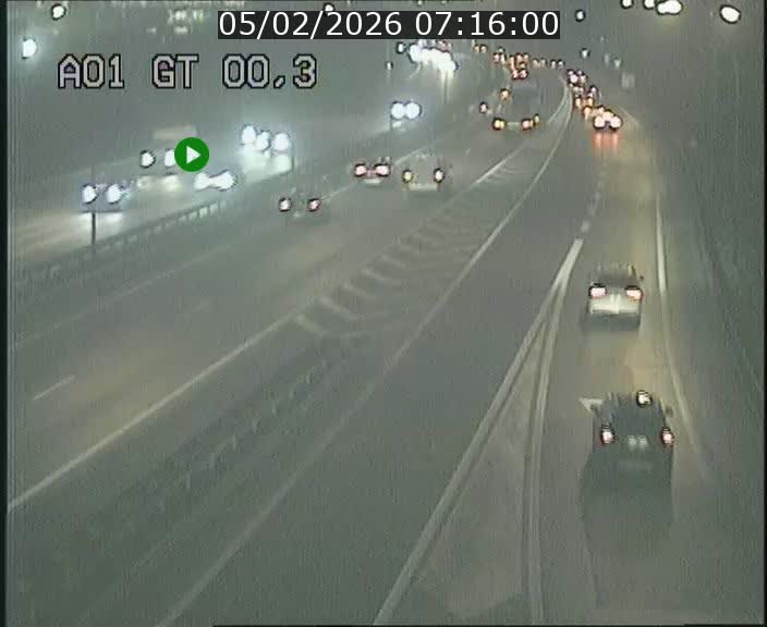 <h2>Traffic live webcam Luxembourg Croix de Gasperich - A1 direction Kirchberg - BK 0.3</h2>