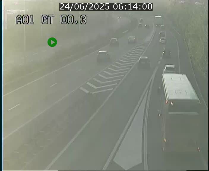 <h2>Traffic live webcam Luxembourg Croix de Gasperich - A1 direction Kirchberg - BK 0.3</h2>