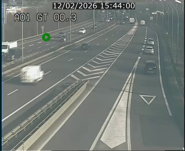 <h2>Traffic live webcam Luxembourg Croix de Gasperich - A1 direction Kirchberg - BK 0.3</h2>