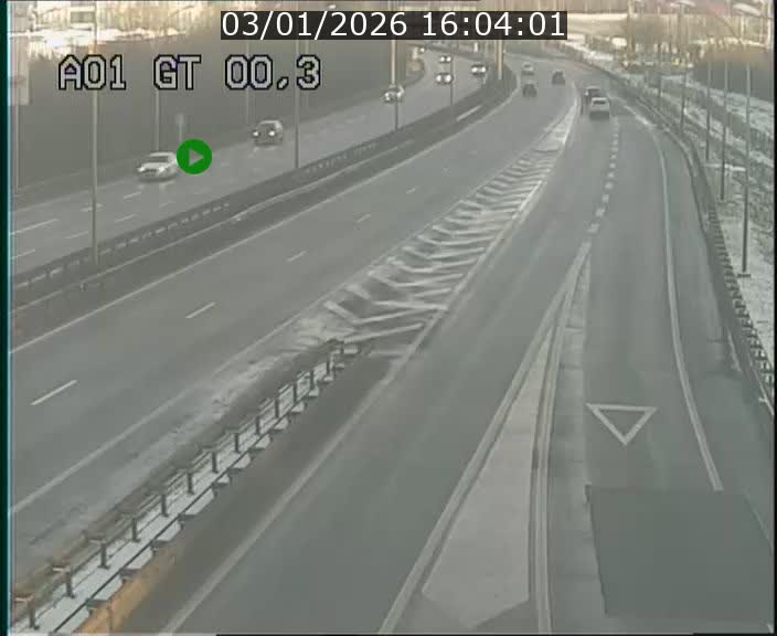 <h2>Traffic live webcam Luxembourg Croix de Gasperich - A1 direction Kirchberg - BK 0.3</h2>