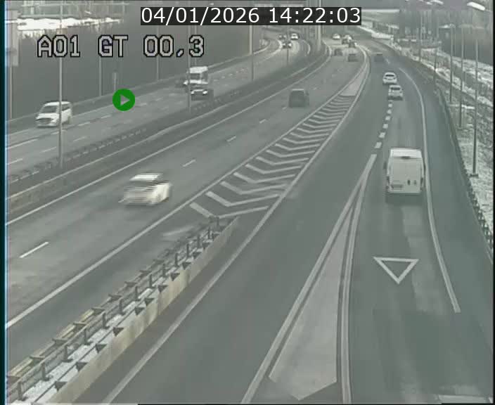 <h2>Traffic live webcam Luxembourg Croix de Gasperich - A1 direction Kirchberg - BK 0.3</h2>