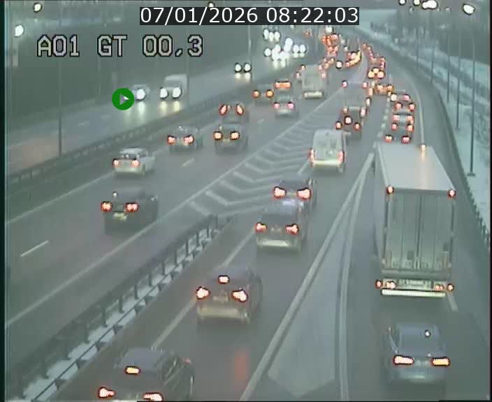 <h2>Traffic live webcam Luxembourg Croix de Gasperich - A1 direction Kirchberg - BK 0.3</h2>