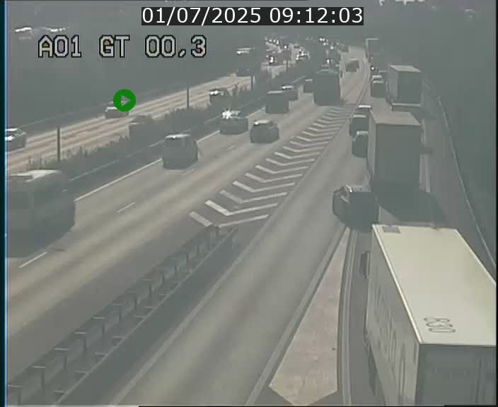 <h2>Traffic live webcam Luxembourg Croix de Gasperich - A1 direction Kirchberg - BK 0.3</h2>