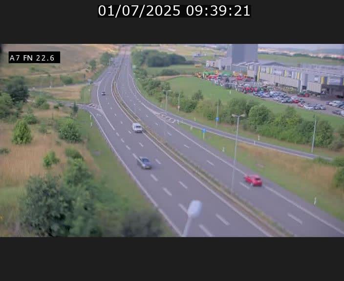 <h2>Caméra trafic Luxembourg - A7, Colmar-berg direction Mersch</h2>