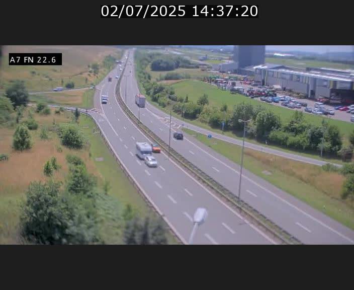 <h2>Caméra trafic Luxembourg - A7, Colmar-berg direction Mersch</h2>