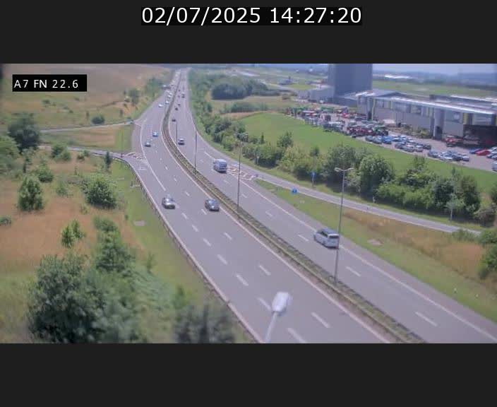 <h2>Caméra trafic Luxembourg - A7, Colmar-berg direction Mersch</h2>