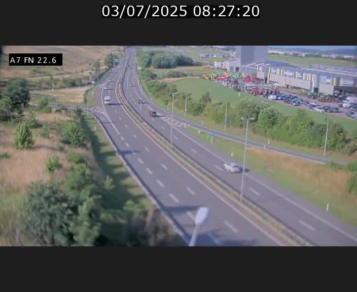 <h2>Caméra trafic Luxembourg - A7, Colmar-berg direction Mersch</h2>