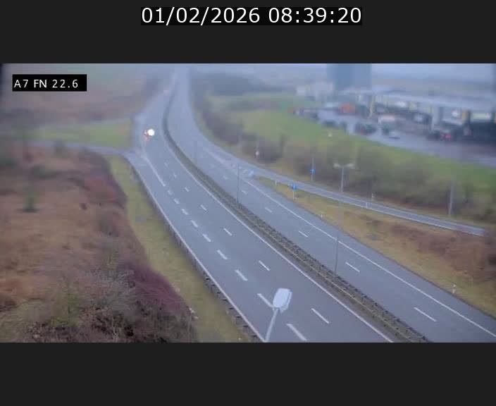 Caméra trafic Luxembourg - A7, Colmar-berg direction Mersch