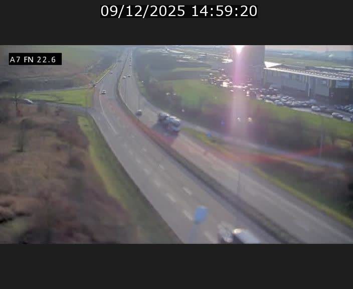Caméra trafic Luxembourg - A7, Colmar-berg direction Mersch