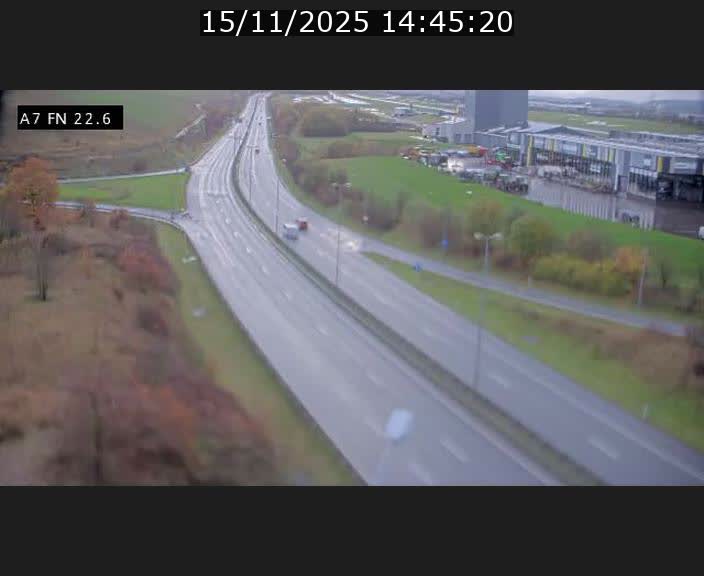 Caméra trafic Luxembourg - A7, Colmar-berg direction Mersch