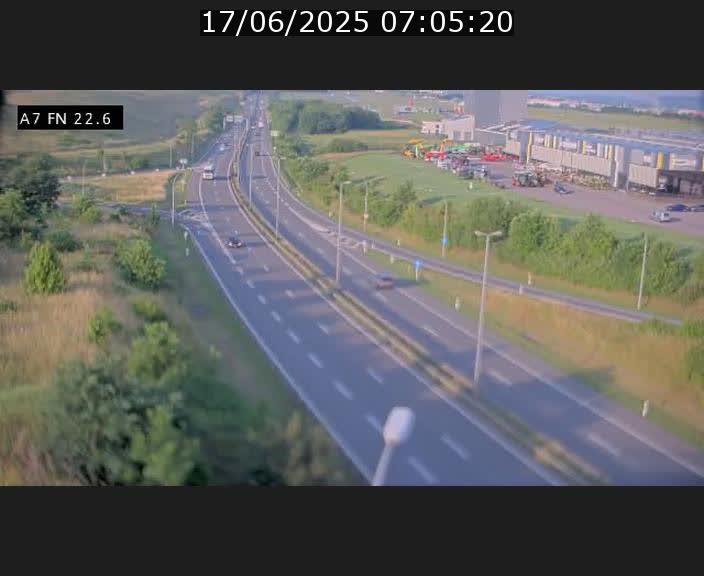 Caméra trafic Luxembourg - A7, Colmar-berg direction Mersch