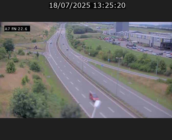 <h2>Caméra trafic Luxembourg - A7, Colmar-berg direction Mersch</h2>