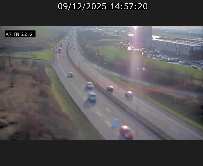Caméra trafic Luxembourg - A7, Colmar-berg direction Mersch