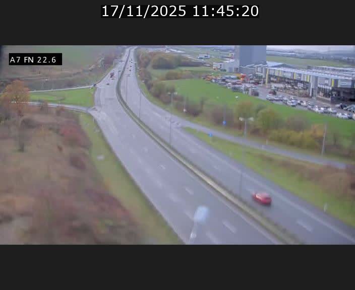 Caméra trafic Luxembourg - A7, Colmar-berg direction Mersch
