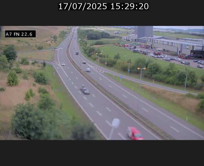 <h2>Caméra trafic Luxembourg - A7, Colmar-berg direction Mersch</h2>