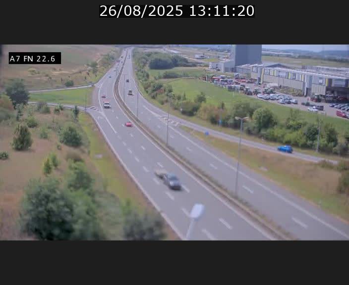 <h2>Caméra trafic Luxembourg - A7, Colmar-berg direction Mersch</h2>