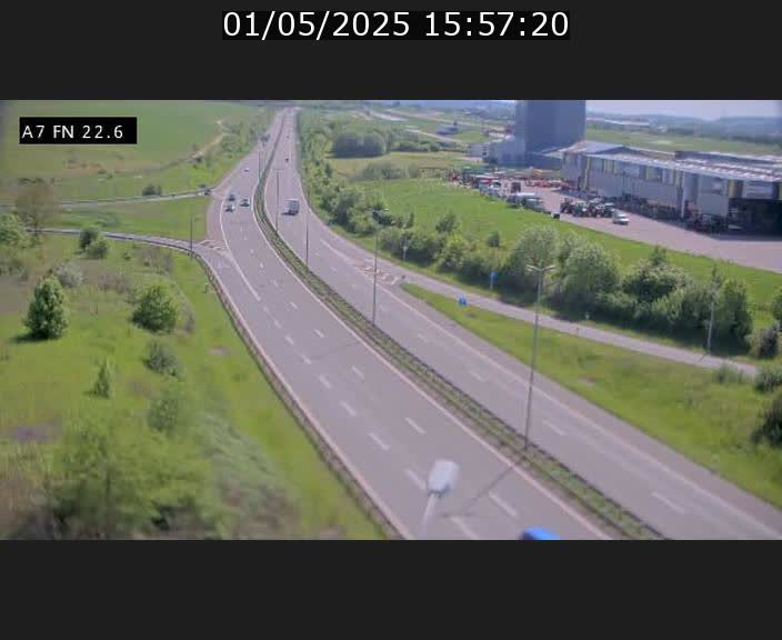 Caméra trafic Luxembourg - A7, Colmar-berg direction Mersch