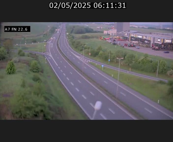 Caméra trafic Luxembourg - A7, Colmar-berg direction Mersch