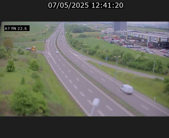 Caméra trafic Luxembourg - A7, Colmar-berg direction Mersch