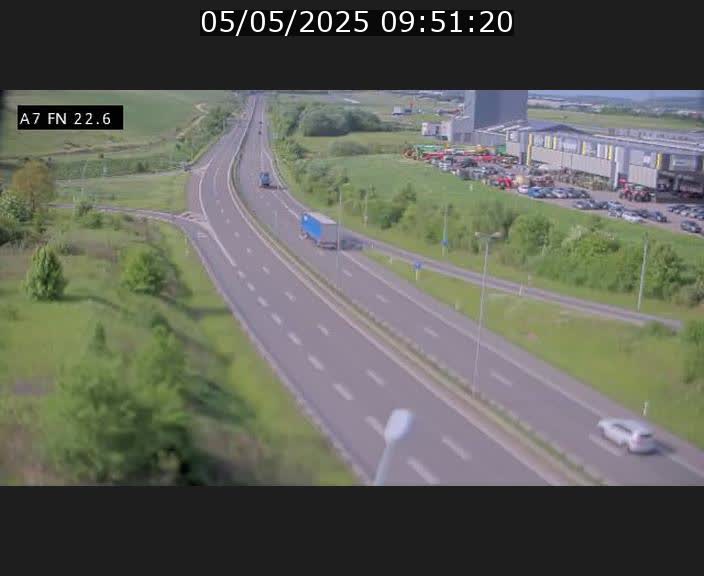 Caméra trafic Luxembourg - A7, Colmar-berg direction Mersch