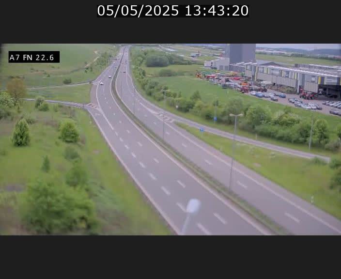Caméra trafic Luxembourg - A7, Colmar-berg direction Mersch