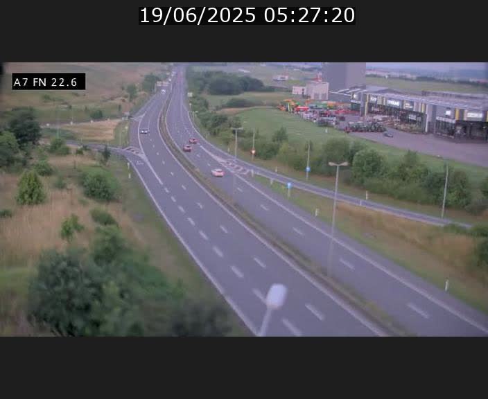 Caméra trafic Luxembourg - A7, Colmar-berg direction Mersch