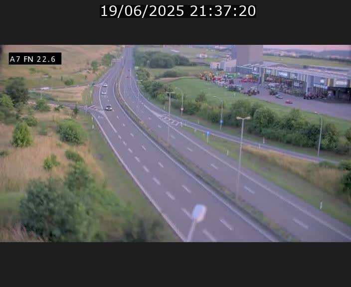 Caméra trafic Luxembourg - A7, Colmar-berg direction Mersch