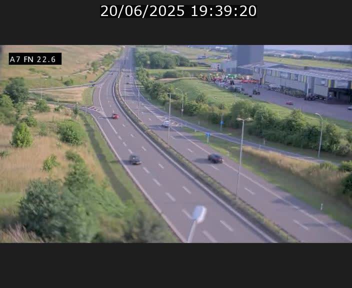 Caméra trafic Luxembourg - A7, Colmar-berg direction Mersch
