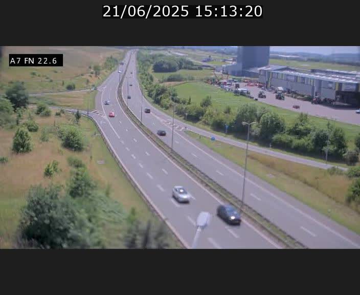 Caméra trafic Luxembourg - A7, Colmar-berg direction Mersch