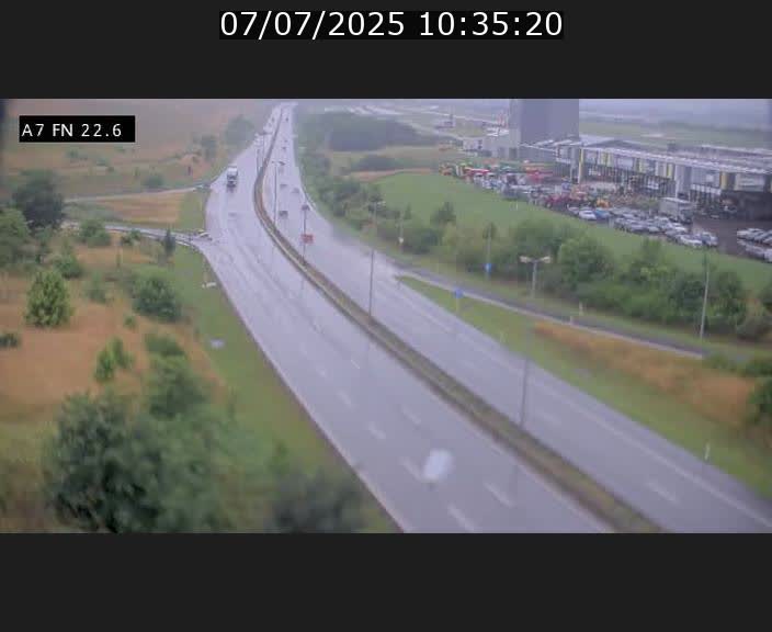 Caméra trafic Luxembourg - A7, Colmar-berg direction Mersch