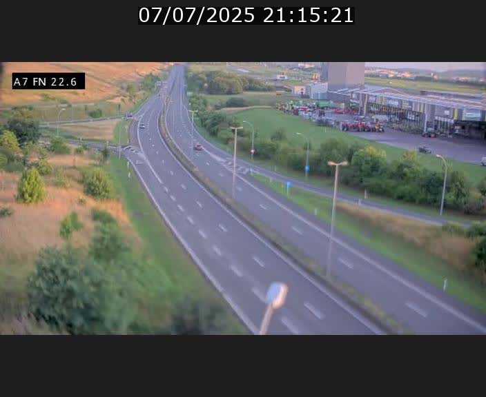 Caméra trafic Luxembourg - A7, Colmar-berg direction Mersch