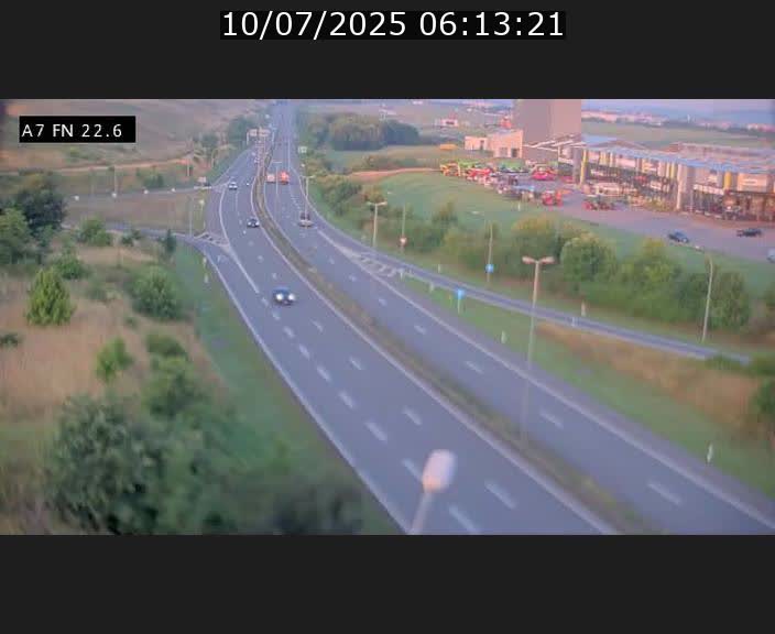 Caméra trafic Luxembourg - A7, Colmar-berg direction Mersch