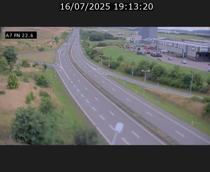 Caméra trafic Luxembourg - A7, Colmar-berg direction Mersch