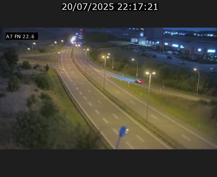 Caméra trafic Luxembourg - A7, Colmar-berg direction Mersch